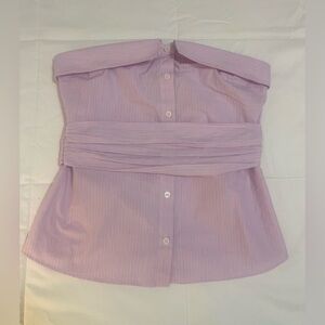 Zara Pink Striped Top
